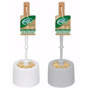 70051, Fresh Start Toilet Brush with Holder Bamboo, 191554700512