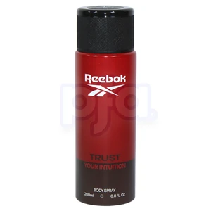 RBS200-TI, Reebok Body Spray Deodorant 6.8 Fl.Oz. Trust Your Intuition, 8436611100075