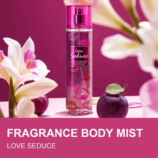88843, Women's Body Mist Display 8 oz/ 236 ml Love Of Magic, 6 Scents Love Seduce/Magic Spell/Oriental Cherry Blossom/Secret Desire/Sweet Pea/Warm Vanilla - United Scents, 191554886087