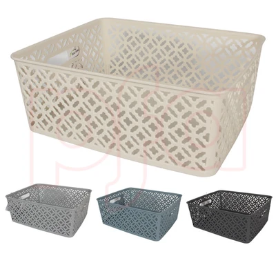 38301, Ideal Home Storage Basket 13.7x11.4x5.3 inch, 191554383012