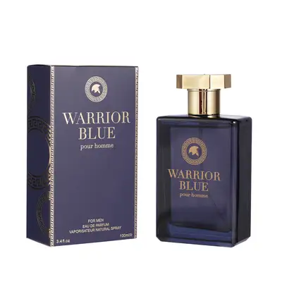 88204, Eau de Parfum 3.4 oz/100 ml Warrior Blue for Men - United Scents, 191554882041