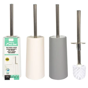 70028, Ideal Home Stainless Steel Toilet Brush w/ Chrome Lid, 191554700284