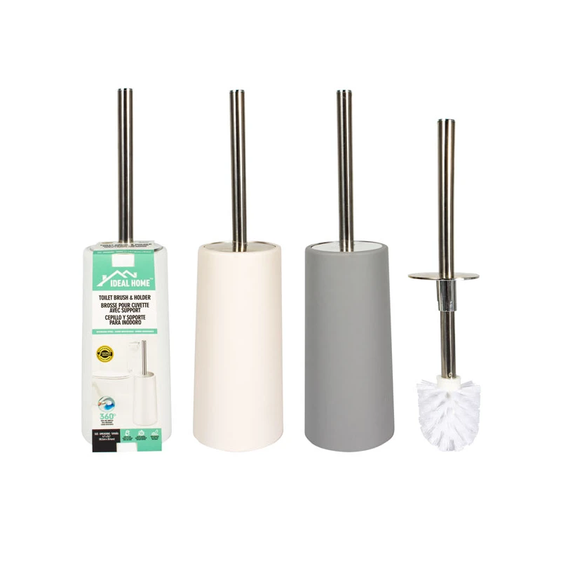 Ideal Home Stainless Steel Toilet Brush w/ Chrome Lid
