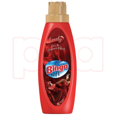 BIN-S1000L, Bingo Fabric Softener 1L Lovely (33.8oz) 50003743, 8690536920822