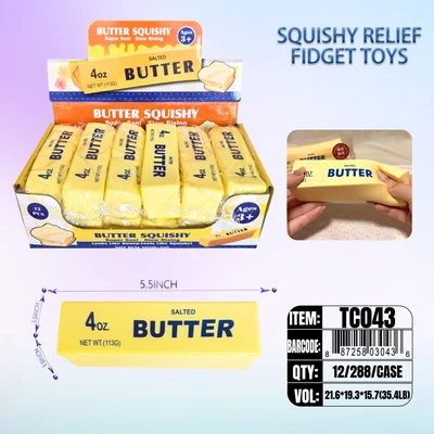 TC043, Squishy Butter Scent 5.31"x1.57"x1.5", 887258030436