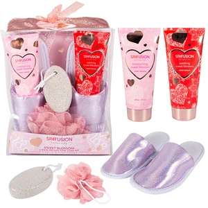 88714, Women's 5pcs Slipper Set  Sweet Blossom /GOLD, 191554887145