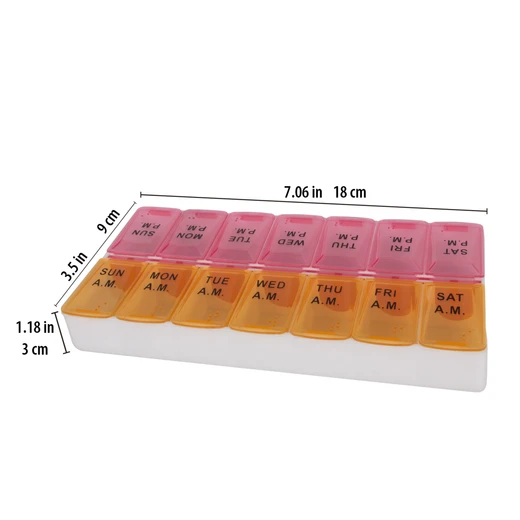 46112, Wish 2 Weeks Pill Box, 191554461123