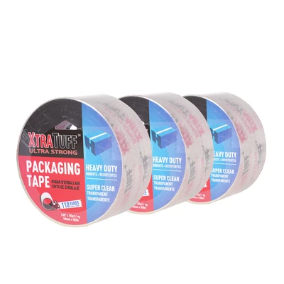 44012, XtraTuff Super Clear Packing Tape 110yd, 191554440128