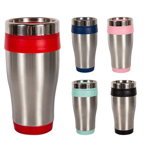 58232, Splash Double Wall Insulated Stainless Steel Travel Mug 16oz, 191554582323