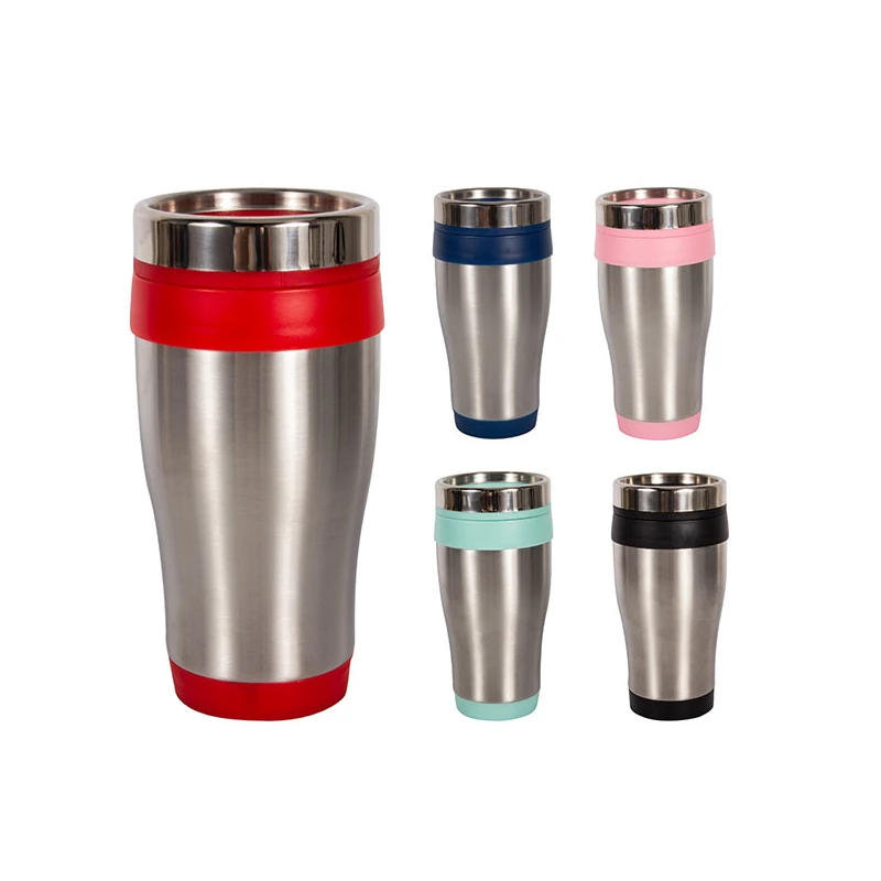 Splash Double Wall Insulated Stainless Steel Travel Mug 16oz