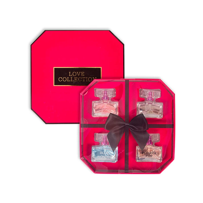 Women's 4pcs Coffret Set LOVE COLLECTION 0.68fl.oz/20ml×4 EDP