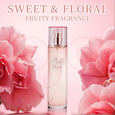 88321, Eau de Parfum 3.4 oz/100 ml Pink Love for Women - United Scents, 191554883215