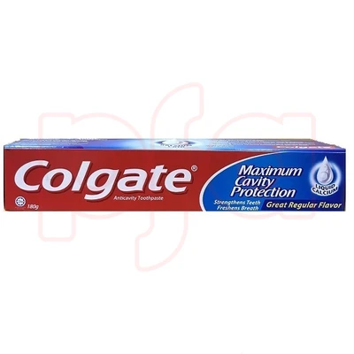 CTP180R, Colgate Toothpaste 180g 6.5oz Regular, 6920354815522