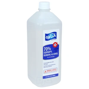 61317-TK, Wish Rubbing Alcohol 32oz 70% Clear, 191554613171