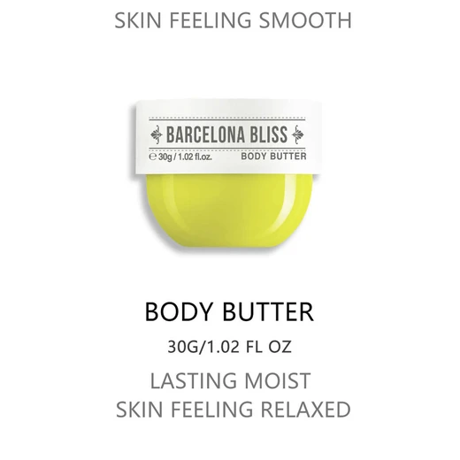 89464, SOLO EN IBIZA 3pcs-BARCELONA BLISS 24-1.02oz Body Mist, 2oz Bubble Bath, 1.02oz Body Butter, 191554894648