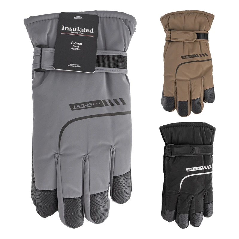 Men's Gloves All fingers can touch screen, water-repellent