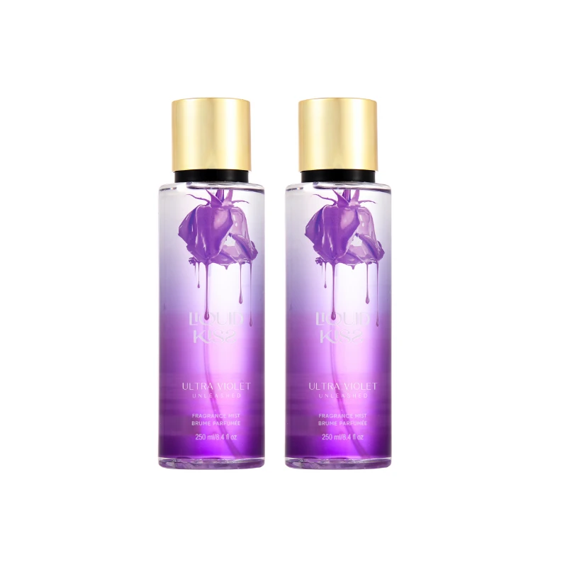 LIQUID KISS Body Spray for Women 8.4oz ULTRA VIOLET UNTAMED Scent Long-Lasting Fragrance Body Mist Floral and Fruity Fragrance