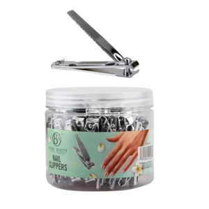 22003, Bazic Beauty Nail Clipper Jar Medium, 191554220034