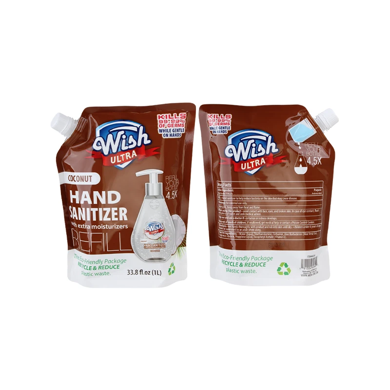 Wish Ultra Hand Sanitizer Refill 33.8oz Coconut