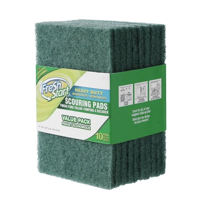 32208, Fresh Start Heavy Duty Scouring Pads 10PK - Single Color, 191554322080