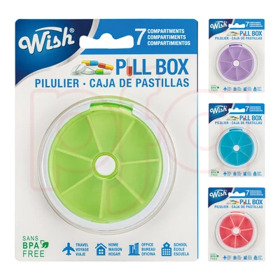 46113, Wish Care Pill Box, 191554461130