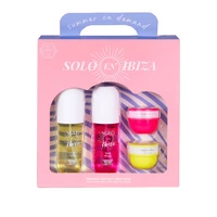 89514, 4 Pcs Set 2× 3.4oz Body Mist 2×1.06.oz Body Cream Mar Bella/Toledo Tango Scents - Solo En lbiza, 191554895140