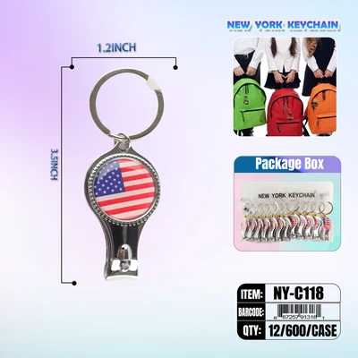 NY-C118, NY key chain, 887257913181