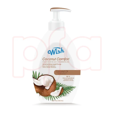 60368, Wish Moisturizing Liquid Soap 16.9 FL OZ Coconut Comfort, 191554603684
