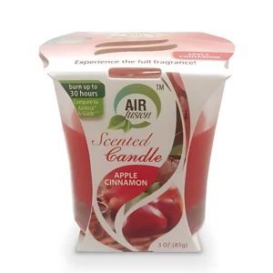 48211, Air Fusion Candle Apple Cinnamon 3oz, 191554482111