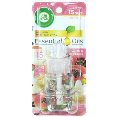 AWO1-VPP, Air Wick Scented Oil Refill 1 Pack 8ml (0.27oz) Vanilla & Pink Papaya, 062338020976