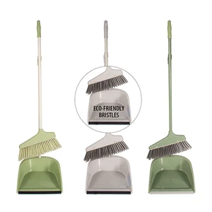 47131, Fresh Start Plastic Broom & Dustpan, 191554471313