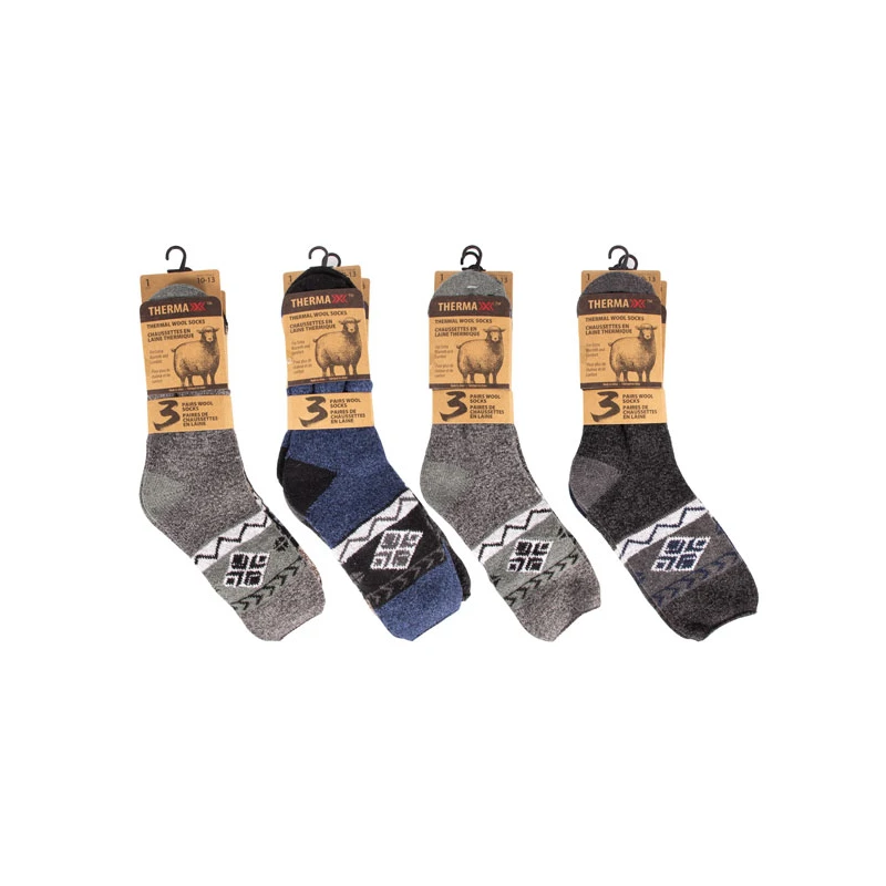 Thermal Men's Wool Socks 10-13