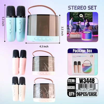 W3448, Smart Portable Karaoke Speaker, 887257734489