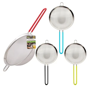 33306, Ideal Kicthen Stainless Steel Strainer w/ Silicone Handle 7.9 inch, 191554333062