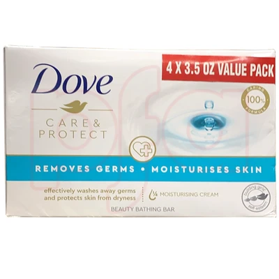 DS100-4-CC, Dove Soap 100G 4PK Care & Protect, 8901030833939