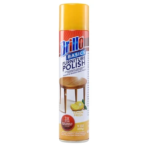 BB-28103, BRILLO FURNITURE POLISH LEMON Aerosol 9oz, 810020281033