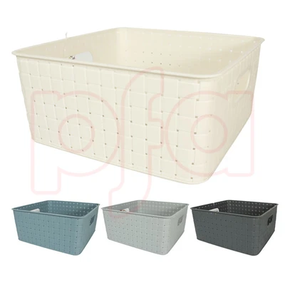 38310, ldeal Home Storage Basket 12.2x12.2x5.5 inch, 191554383104