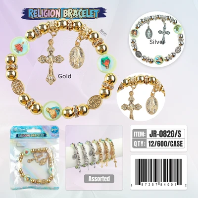 JR-082, Crystal Religion Bracelet, 887257840012