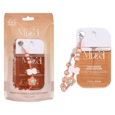 60918, Liquid Hand Sanitizer Spray Single Braclete 1.5oz With Bag Sweet Sandalwood, 191554609181