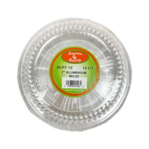RP1019, 1LB Aluminum Pan W/ Plastic Lid 12CT, 4567891571