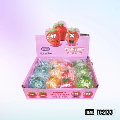 TC2133, Sugar Squishy  Strawberry  2.17"x2.95", 887258041333