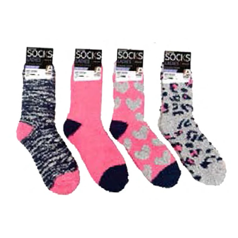 Thermaxxx Fuzzy Socks w/Non-Slip Bottom