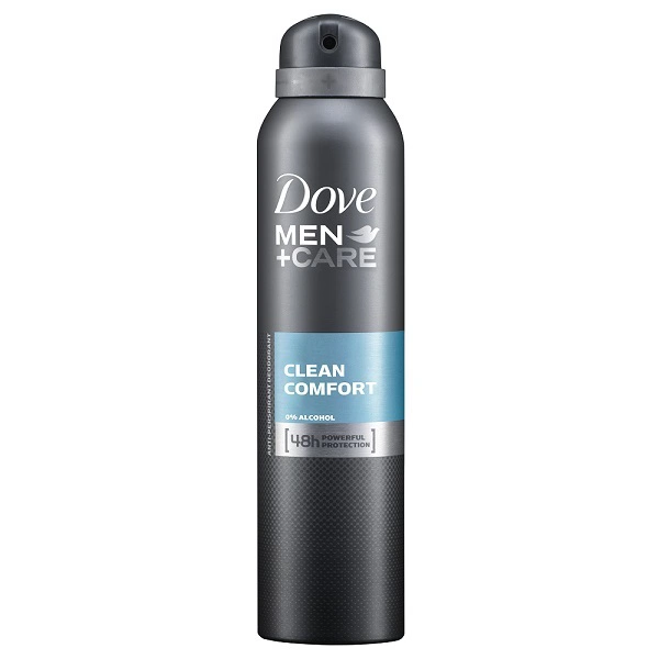 DBS150CC, Dove Body Spray 150ML Men's + Care Clean Comfort, 8717644579107