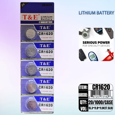 CR1620, Battery Cell CR1620(Match ), 6970905250425