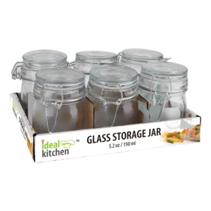 33036, Glass Jar Gasket Lid 150ml, 191554330368