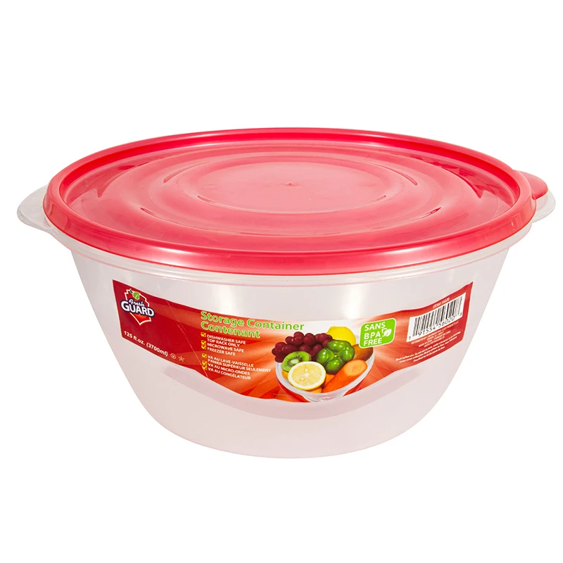 Fresh Guard Storage Container Red Round 125oz