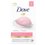 DS6-P, Dove Soap 3.75oz 6-Pack Pink #61015, 011111610156