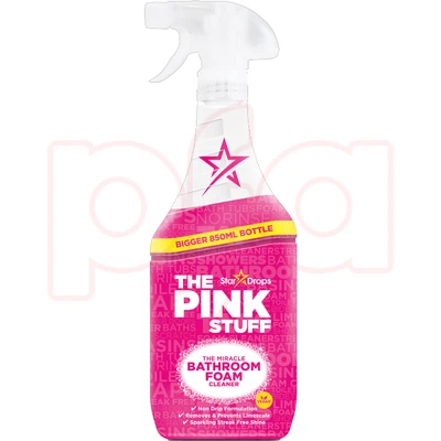 TPS850-BF, The Pink Stuff 850ml 25.4oz Trigger Bathroom Foam Cleaner, 5060033822104