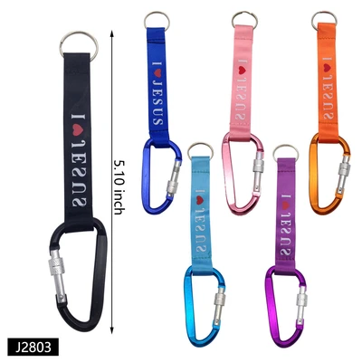 J2803, D HOOK W/CAMPS KEY CHAIN, 887257828034