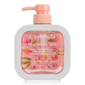 60650, Scentabella Hand Soap 10oz/300ml Peachy Lychee, 191554606500